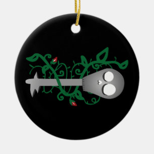 Ornement En Céramique Clé de squelette