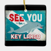 Clé Largo Dolphin - Vintage voyage rétro