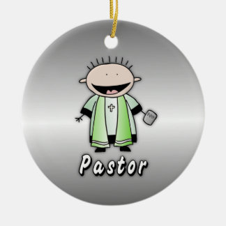 Ornement En Céramique Clergé religieux de pasteur de profession