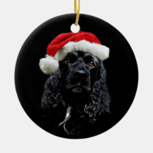 Ornement En Céramique Cocker Spaniel Christmas