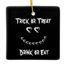 Coeur de lune Halloween Trick ou l'ornement de tra