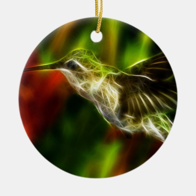 Ornement En Céramique Colibri (Devant)