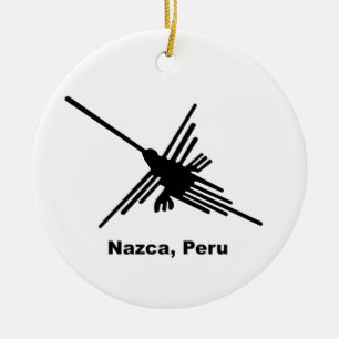 Ornement En Céramique Colibri Nazca, Pérou