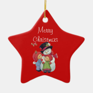 Ornement En Céramique Collection de Noël Suzanne Elizabeth -