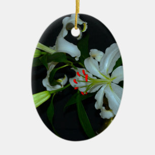 Ornement En Céramique Collection Fleurs et Laiton Design Irlandais