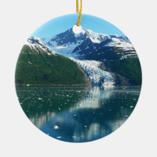 Ornement En Céramique College Fjord I Photographie de l'Alaska Belle