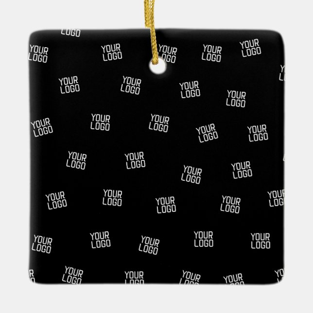 Ornement En Céramique Conception aléatoire, logo ou image d'entreprise (Devant)