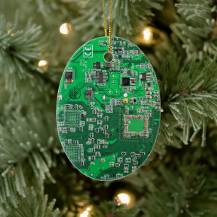 Ornement En Céramique Conception de carte de circuit imprimé PCB verte p