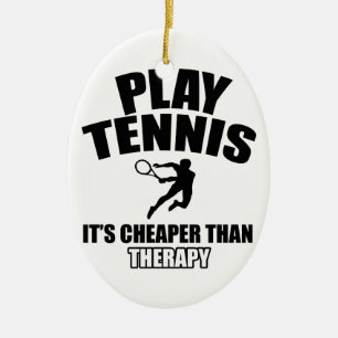 Ornement En Céramique Conceptions de tennis