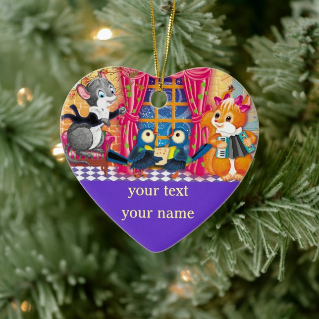 Ornement En Céramique concert (Arbre)