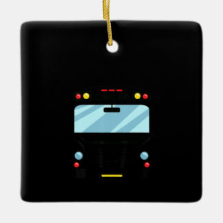 Ornement En Céramique Conducteur de bus scolaire Costume d'Halloween sim