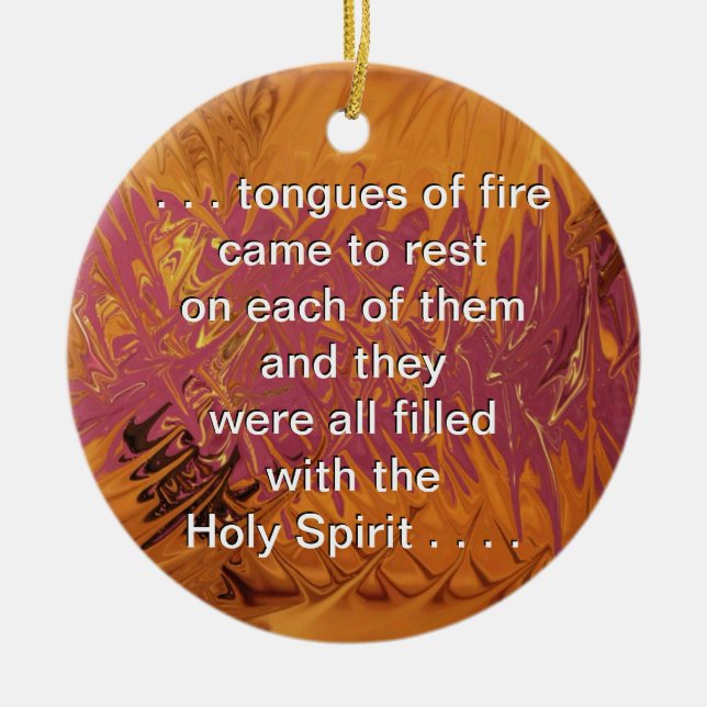 Ornement En Céramique Confirmation (Devant)