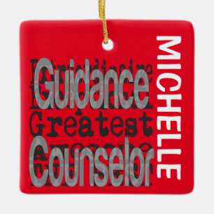 Ornement En Céramique Conseiller d'orientation Extraordinaire CUSTOM