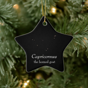 Ornement En Céramique Constellation du Capricorne