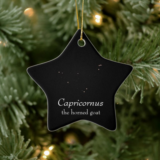 Ornement En Céramique Constellation du Capricorne (Arbre)