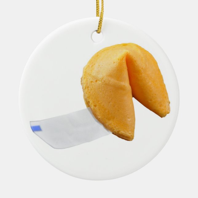 Ornement En Céramique Cookie chinois Fortune - SRF (Devant)