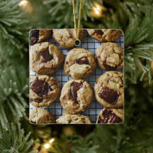 Ornement En Céramique Cookies aux pépites de chocolat