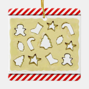 Ornement En Céramique Cookies de Noël