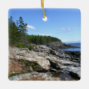Ornement En Céramique Côte de l'île Bar dans le parc national Acadia