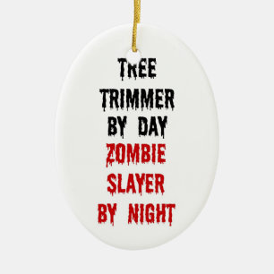 Ornement En Céramique Couche Zombie Déclencheur Arbre