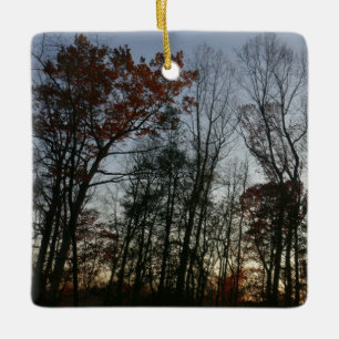 Ornement En Céramique Coucher de soleil de novembre