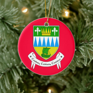 Ornement En Céramique County Kerry Ireland Christmas Ornament