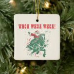 Ornement En Céramique Cowboy Santa Claus Amusant Western Rodeo Horse Pho<br><div class="desc">Cowboy Santa Claus Amusant Western Rodeo Horse Noël Vacances en céramique Ornement avec modèle photo sur mesure sur le dos.</div>
