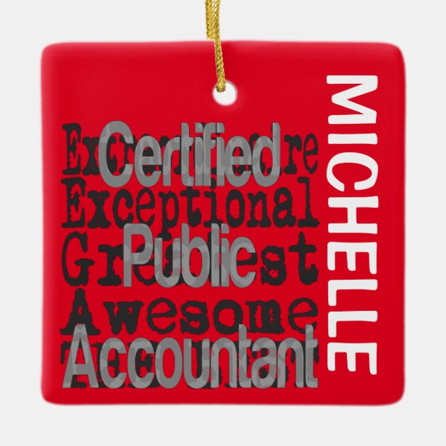 Ornement en céramique CPA CUSTOM (Devant)