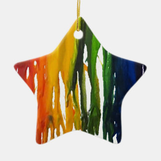 Ornement En Céramique Crayon fondu sur la prospection