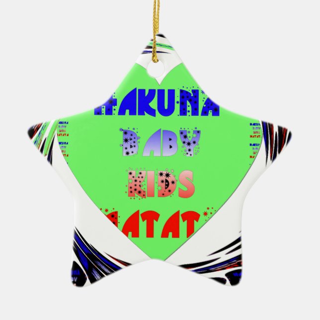 Ornement En Céramique Créez vos propres coeurs lumineux conception bébé  (Devant)