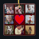 Ornement En Céramique Créez votre propre collection photo personnalisée<br><div class="desc">Créez votre propre décor de collage photo personnalisé de 8 avec vos images personnalisées. Ajoutez vos favoris, designs, photos ou illustrations pour créer quelque chose de totalement unique. Pour modifier ce modèle de conception, il vous suffit de télécharger votre propre image comme indiqué ci-dessus. Vous pouvez choisir de supprimer les...</div>