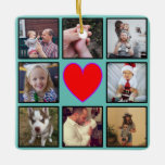 Ornement En Céramique Créez votre propre collection photo personnalisée<br><div class="desc">Créez votre propre décor de collage photo personnalisé de 8 avec vos images personnalisées. Ajoutez vos favoris, designs, photos ou illustrations pour créer quelque chose de totalement unique. Pour modifier ce modèle de conception, il vous suffit de télécharger votre propre image comme indiqué ci-dessus. Vous pouvez choisir de supprimer les...</div>