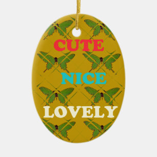 Ornement En Céramique Créez Votre Propre Cute Nice Beau Papillon Vintage