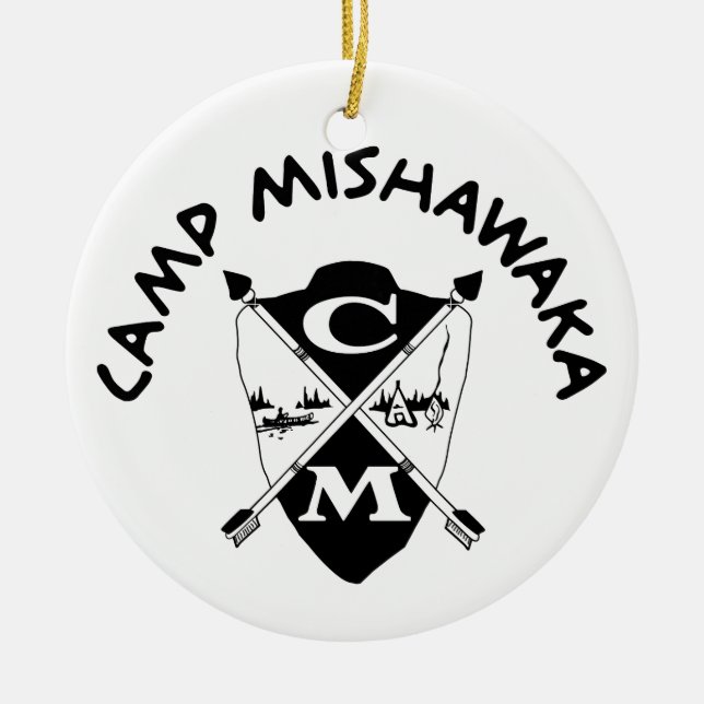 Ornement En Céramique Crête classique Orniment (Devant)