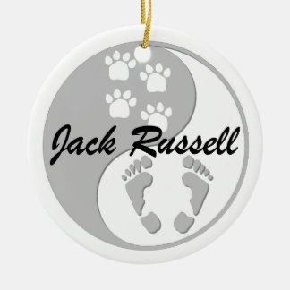 Ornement En Céramique cric Russell de yang de yin