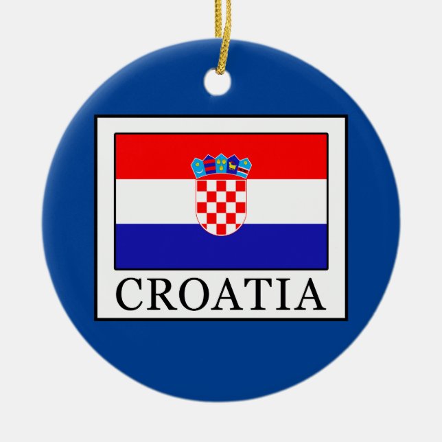 Ornement En Céramique Croatie (Devant)