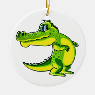 Ornement En Céramique Crocodile de flirt