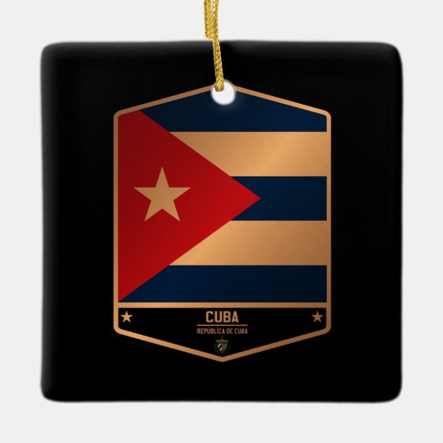 Ornement En Céramique Cuba (Devant)