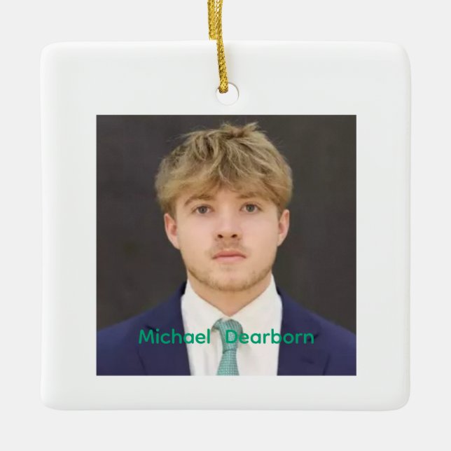 Ornement En Céramique custom 2 Lacrosse Skidmore ornament by jo images (Devant)