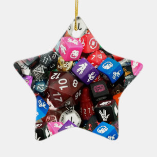 Ornement En Céramique d20 dés