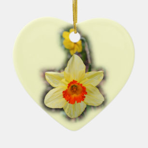 Ornement En Céramique Daffodiles pour la coupe...