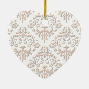 Ornement En Céramique Damas 3D