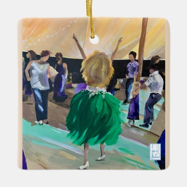 Ornement En Céramique Dancer Ornament (Devant)