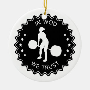 Ornement En Céramique Dans Wod nous faisons confiance - à l'inspiration