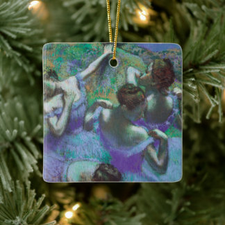 Ornement En Céramique Danseurs bleus par Edgar Degas, Impressionnisme Vi