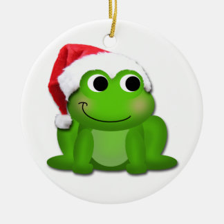 Ornement en céramique d'arbre de Froggy de houblon