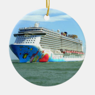 Ornement En Céramique Daté en cours détaché