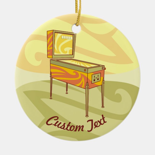 Ornement en céramique de la machine à boules (Devant)