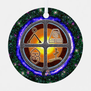 Ornement en céramique de la Terre