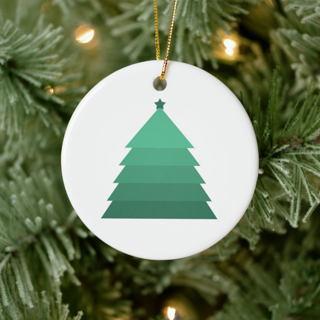 Ornement en céramique de l'arbre de Noël (Arbre)